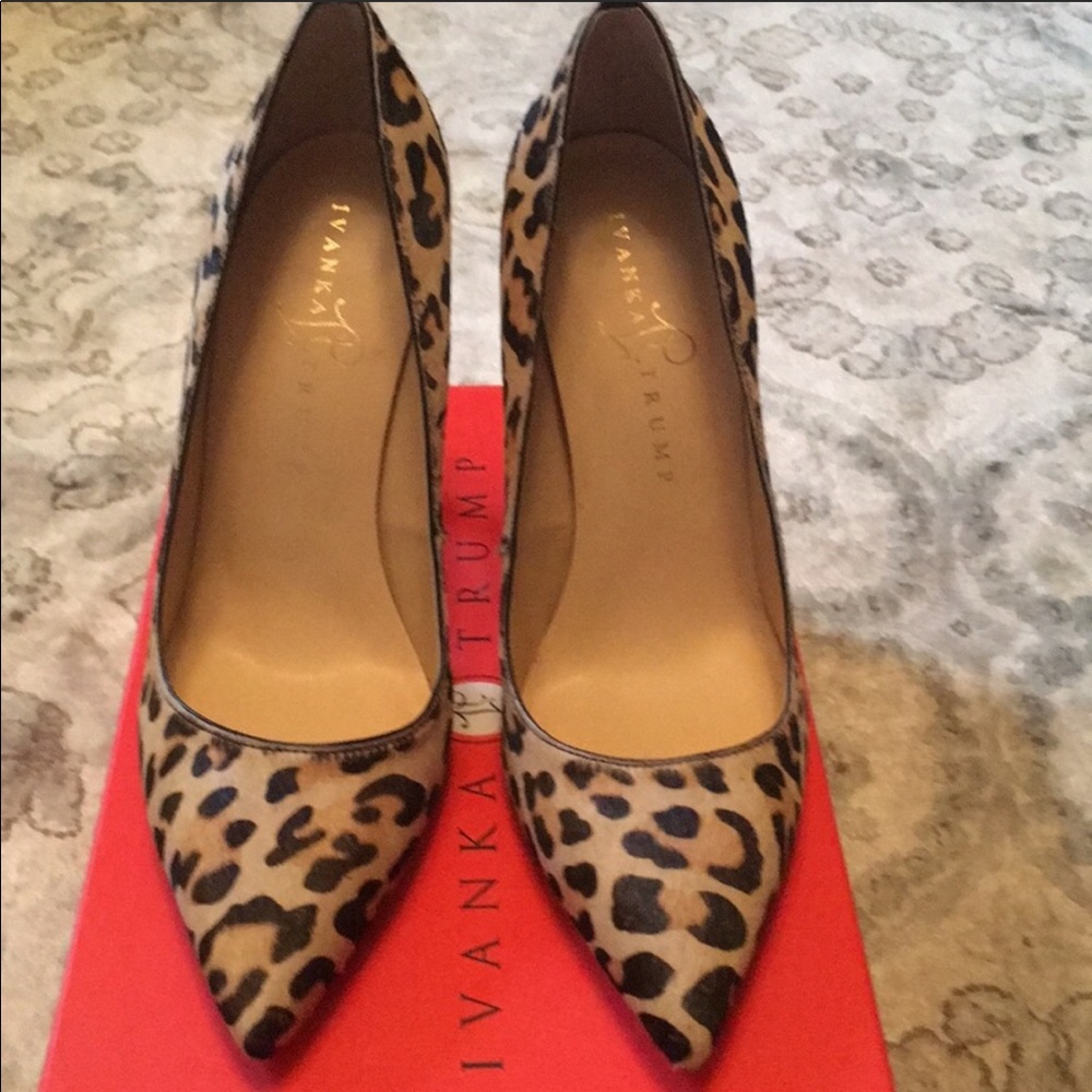 Ivanka Trump Carraly Leopard Pumps